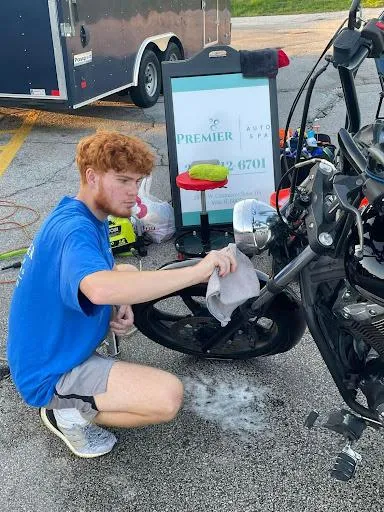 Detailing in progress